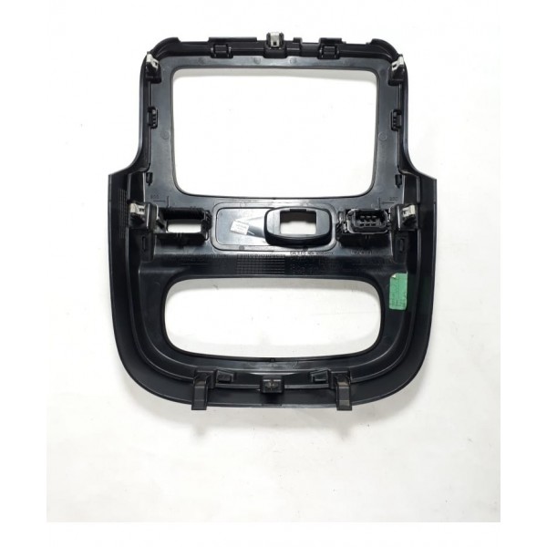 Moldura Central Painel Duster 12 16 + Botao De Trava Cx220