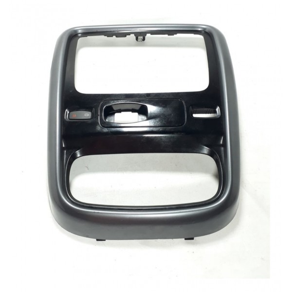 Moldura Central Painel Duster 12 16 + Botao De Trava Cx220