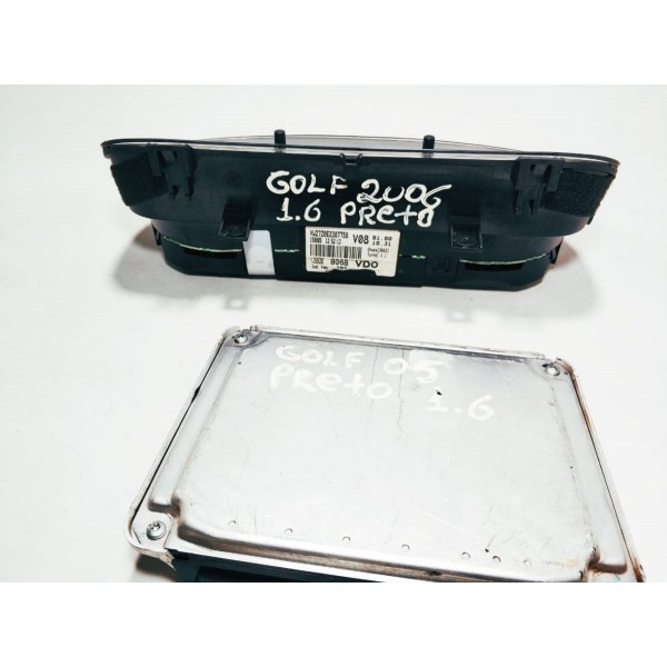 Kit Modulo Injeção +painel Golf Polo 1.6 8v 032906032c Cx186