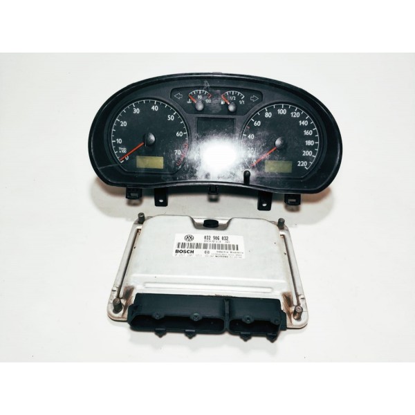Kit Modulo Injeção + Painel Vw Polo  1.6 8v 032906032 Cx188