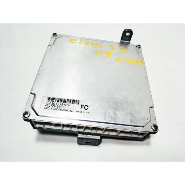 Modulo Injeção Civic 1.7 2005 37820plm-k14 P Resetar (cx39)