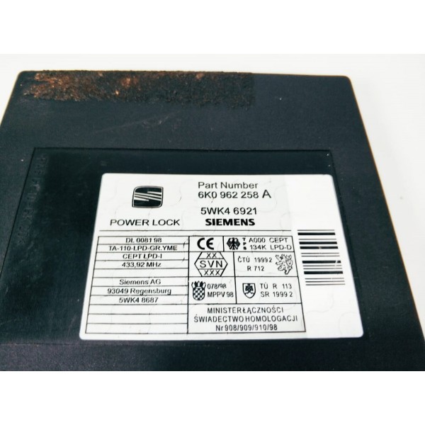 Módulo De Conforto Seat Cordoba Ibiza 2001 Cx80