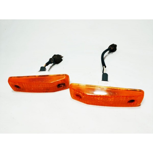Par Alerta Pisca Lan. Lateral Paralama Ssangyong Musso Cx107 Laranja