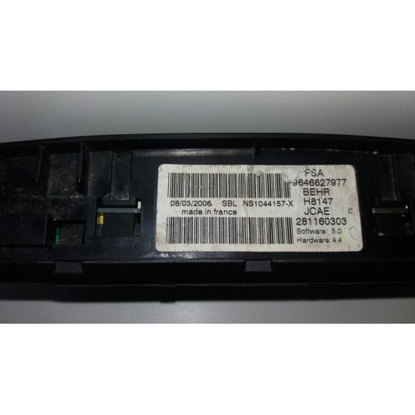 Comando Ar Digital 307 2006 Cx129